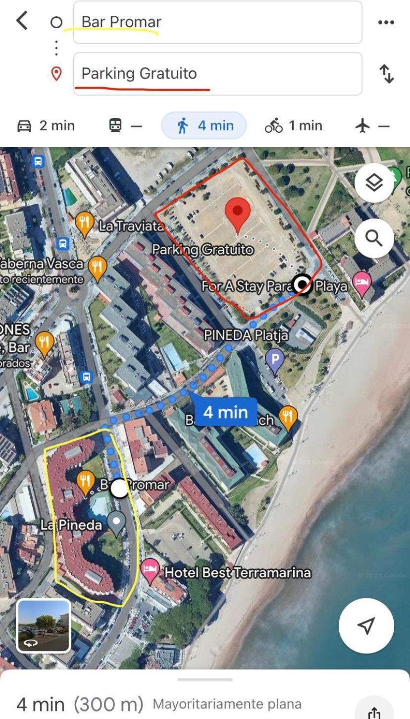 Estudio Con Vistas Al Mar Daire La Pineda Dış mekan fotoğraf